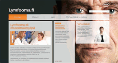 Desktop Screenshot of lymfooma.fi