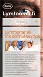Mobile Screenshot of lymfooma.fi