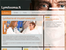 Tablet Screenshot of lymfooma.fi